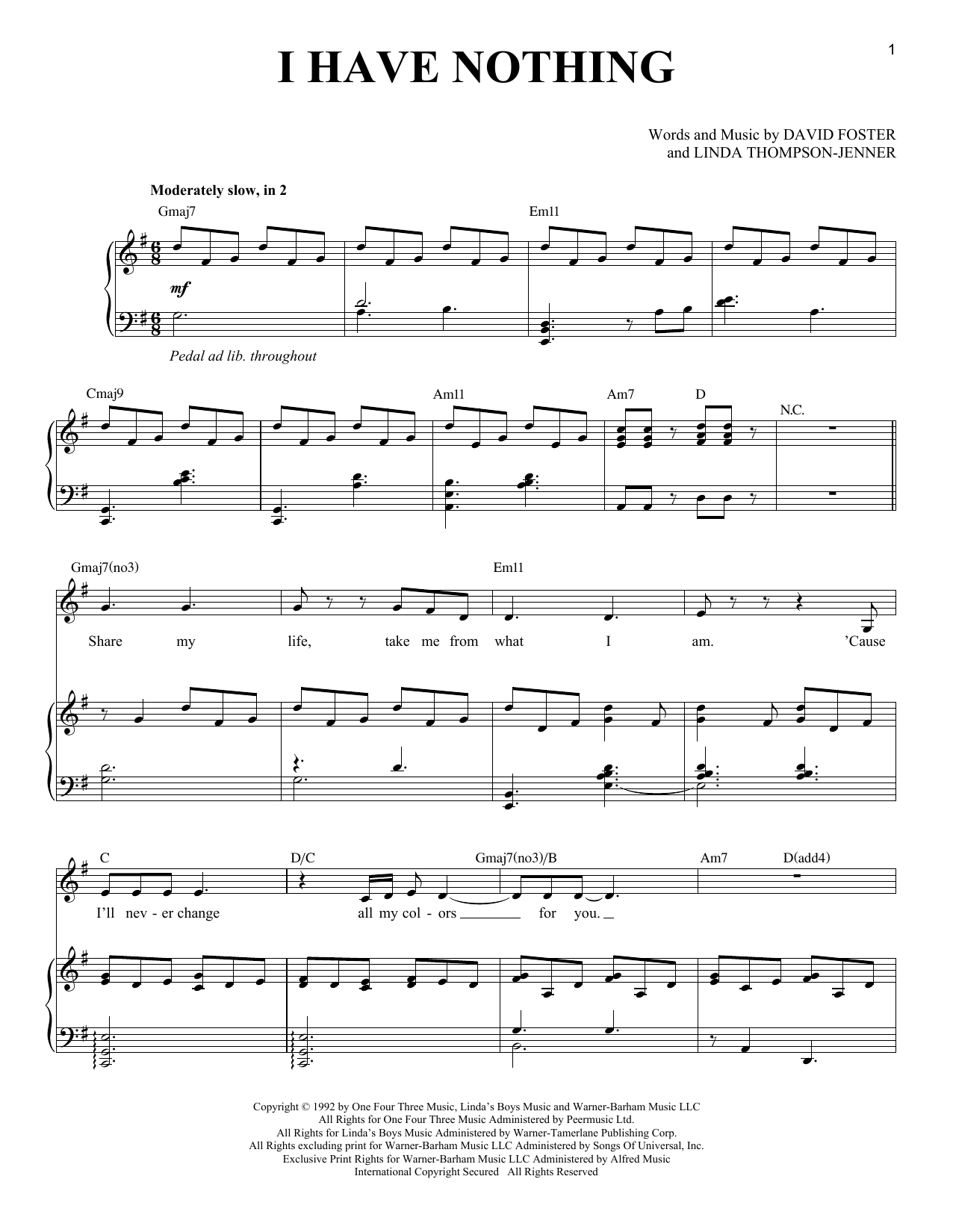 Produktbild zu:  I Have Nothing - Whitney Houston