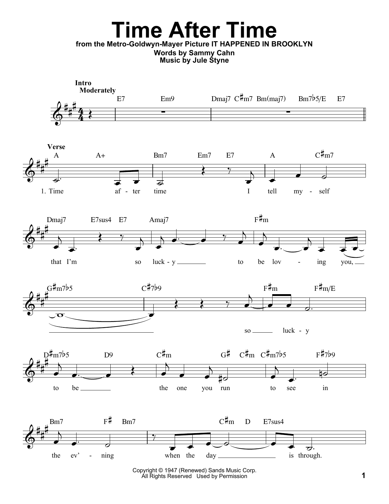 Product gallery: Page 1 of 1 Time After Time, Frank Sinatra