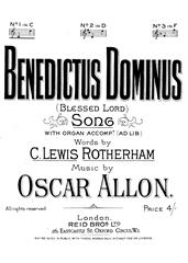 Product picture to: Benedictus Dominus