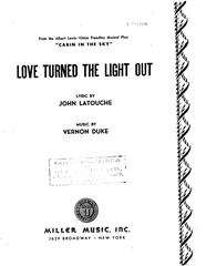 cover: Love Turned The Light Out, Vernon Duke, Gesang, Gitarre, Klavier