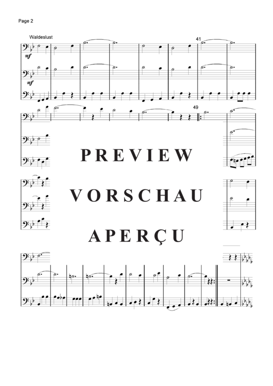 Product gallery: Page 3 of 21 German-Schunkel-Medley , Blasorchester Fatamo, (trombone/tenor horn trio)