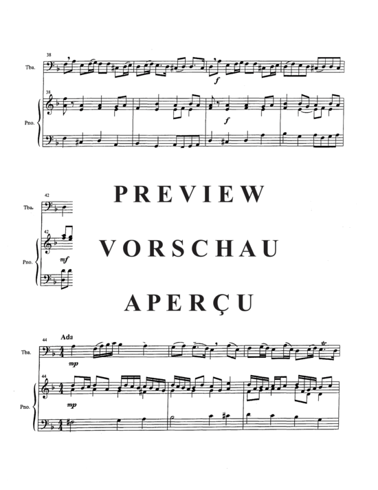 Produktgalerie: Seite 6 von 12 Sonata in D Minor , , (Tuba + Klavier)