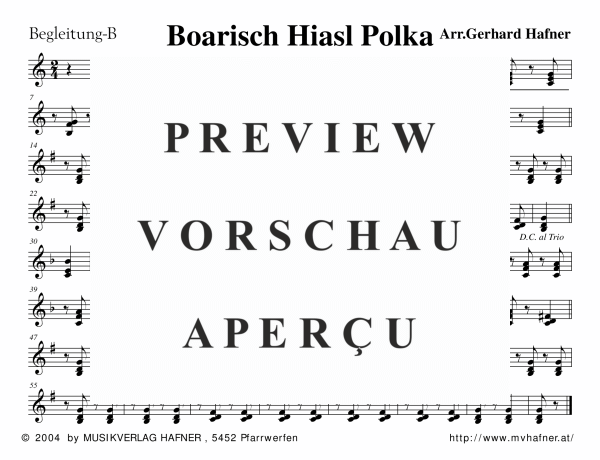 gallery: Boarisch-Hiasl Polka, , (Holz- und Blechbläser)