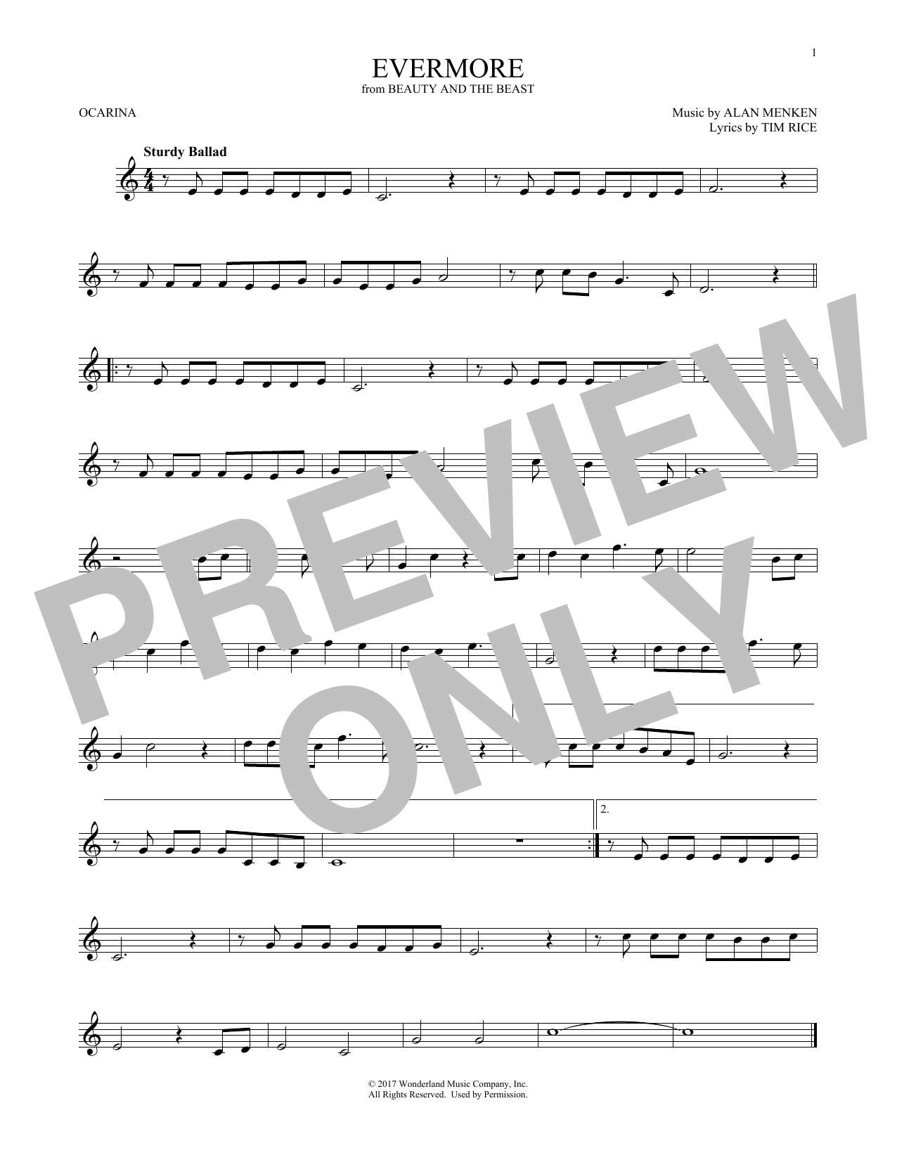 Product gallery: Page 1 of 1 Evermore (from Beauty And The Beast), Josh Groban