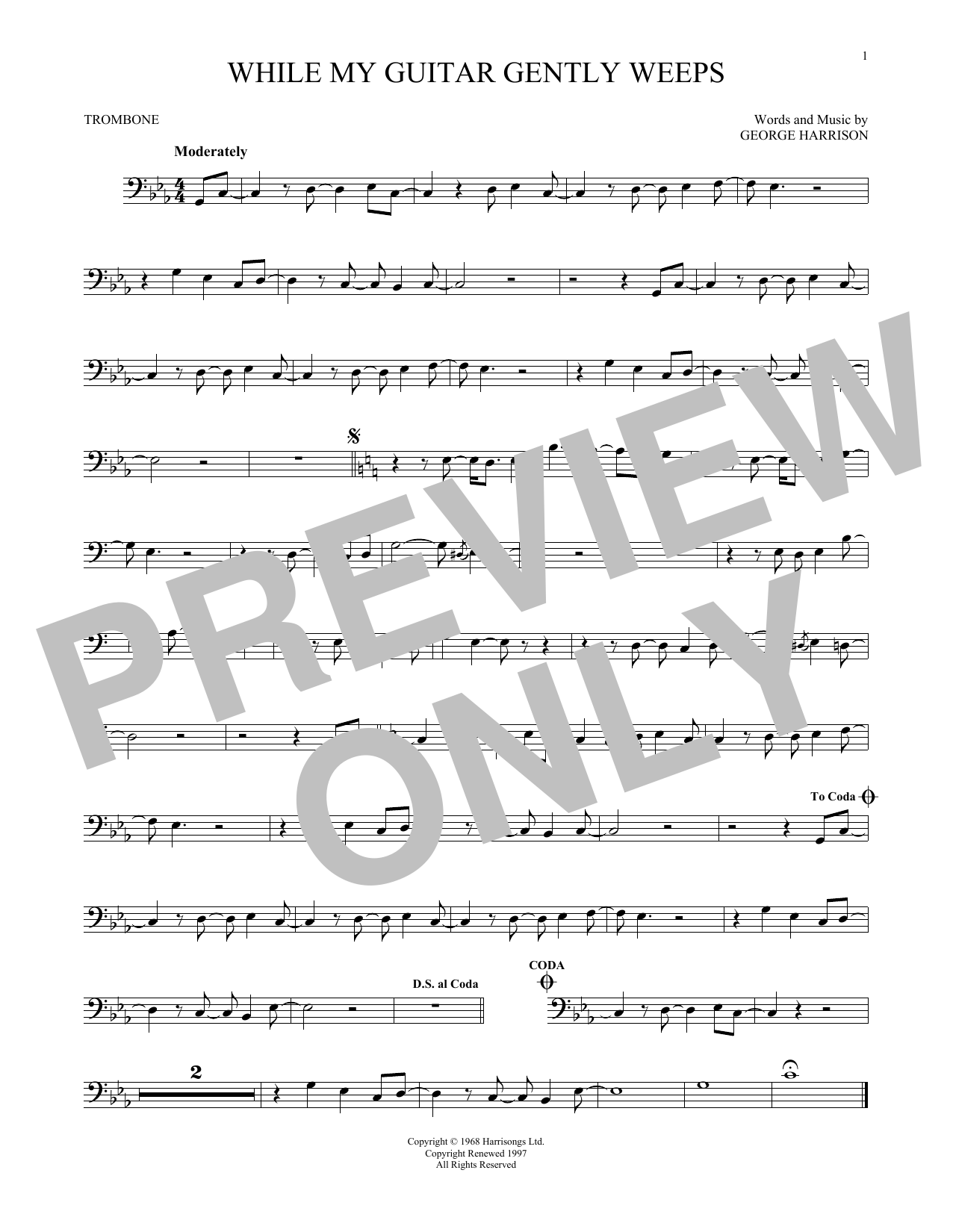 Product gallery: Page 1 of 1 While My Guitar Gently Weeps, The Beatles