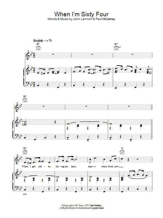 Produktbild zu: When I'm Sixty-Four