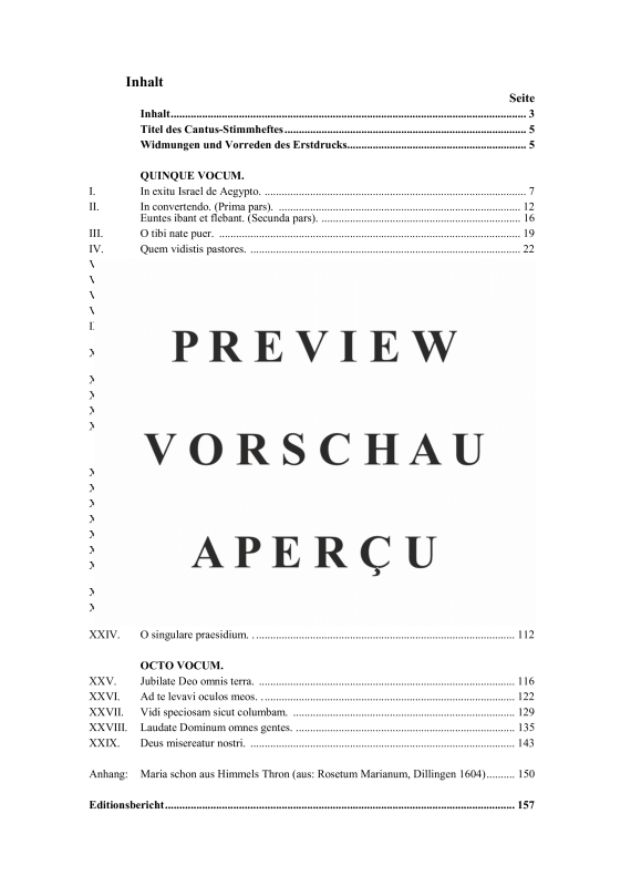 Produktgalerie: Seite 5 von 11 Cantiones Selectae (1606), , Gemischter Chor 5-8 stimmig