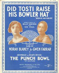 cover: Did Tosti Raise His Bowler Hat ? (When He Said Good-Bye), Billy Mayerl