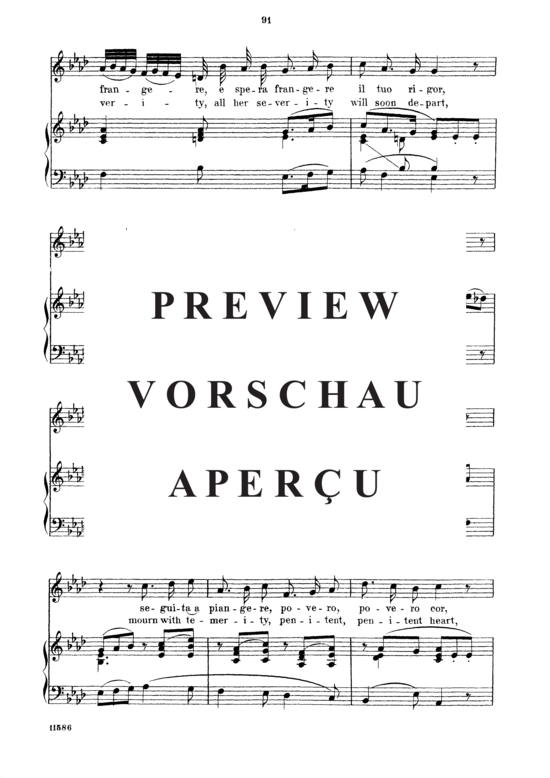 Product gallery: Page 4 of 8 Seguita a piangere, Parisotti, Alessandro, Medium Voice and Piano