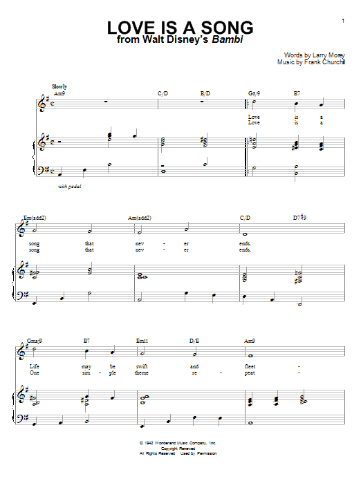Produktbild zu: Love Is A Song
