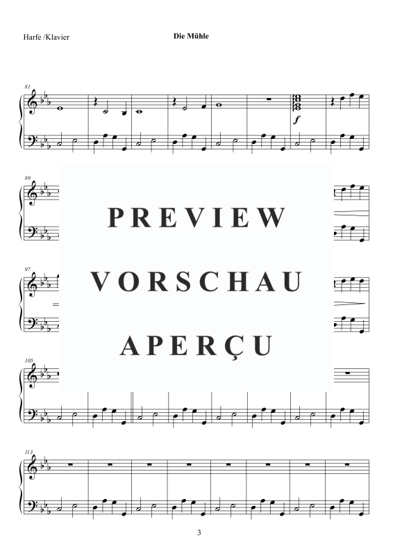 gallery: Die Mühle, , (Trio for 2x alto flute / transverse flute / violin and hook or pedal harp / piano)