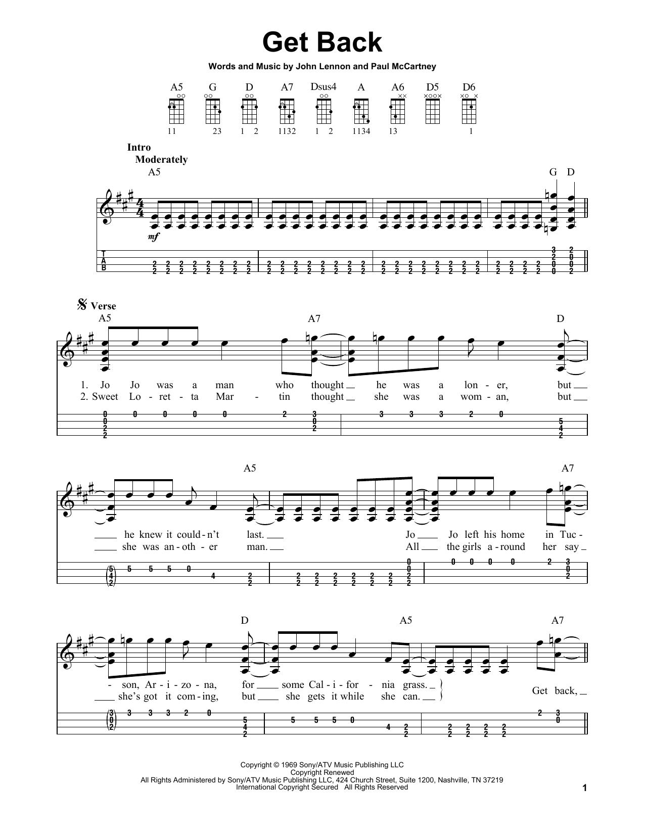 Product gallery: Page 1 of 1 Get Back, The Beatles