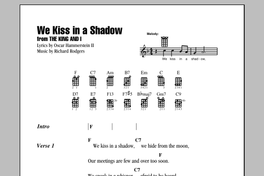 Product gallery: Page 1 of 1 We Kiss In A Shadow, Richard Rodgers