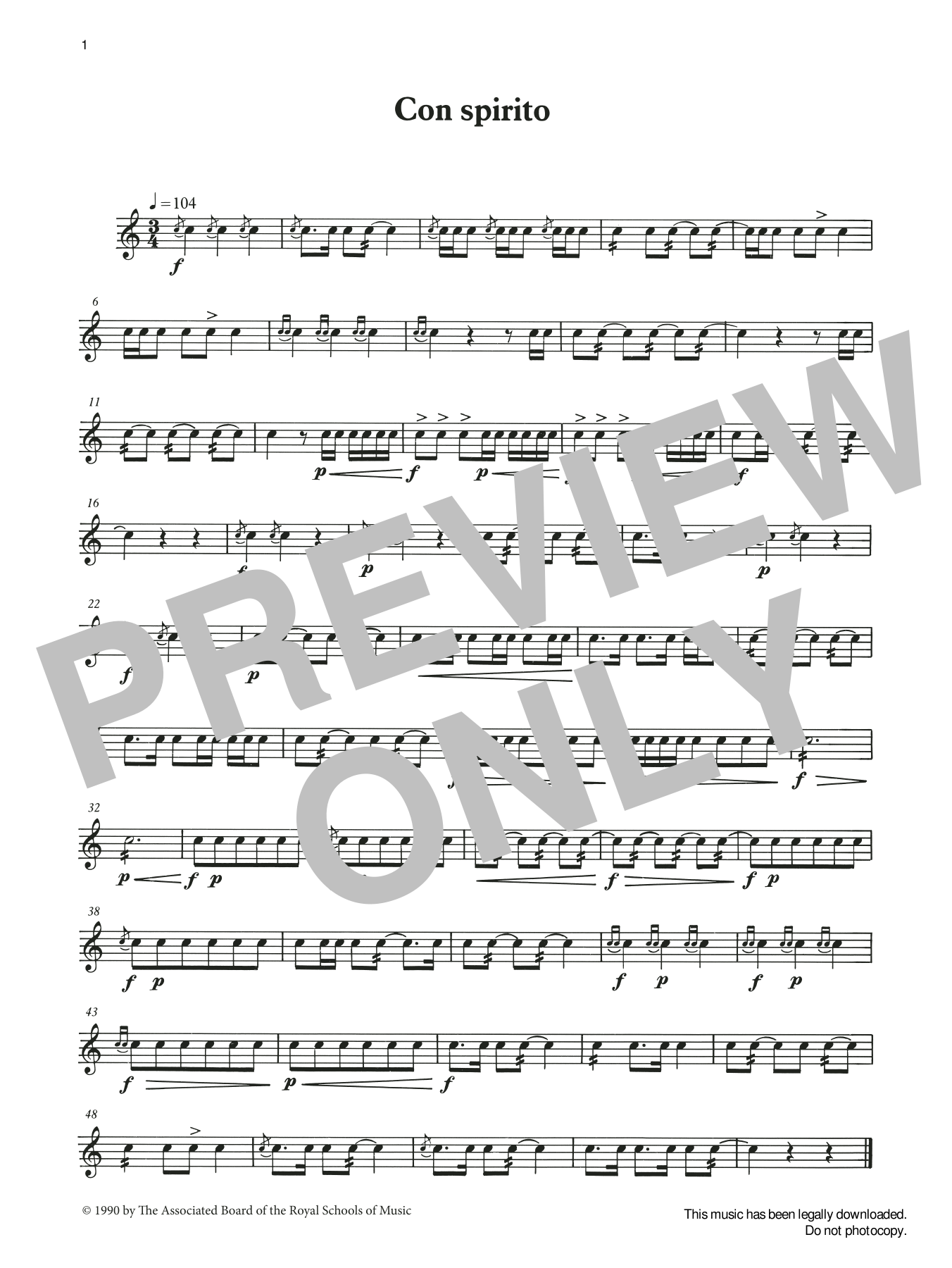 Produktgalerie: Seite 1 von 1 Con spirito from Graded Music for Snare Drum, Book II, Ian Wright and Kevin Hathaway, Percussion