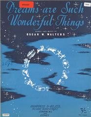 cover: Dreams Are Such Wonderful Things, Oscar Walters, Gesang, Gitarre, Klavier