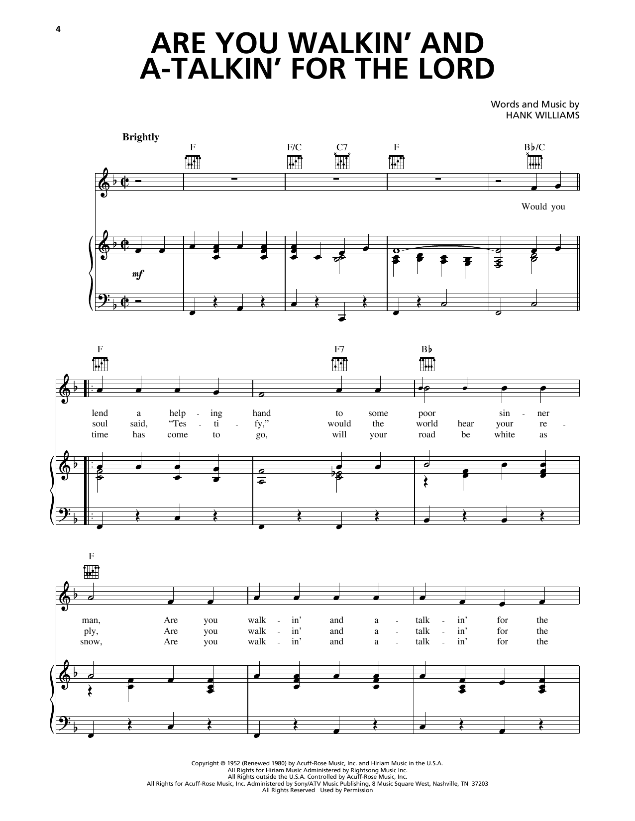 Product picture to: Are You Walkin' And A-Talkin' For The Lord