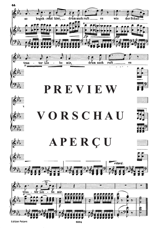 Product gallery: Page 7 of 7 Im Freien D.880, , High Voice and Piano
