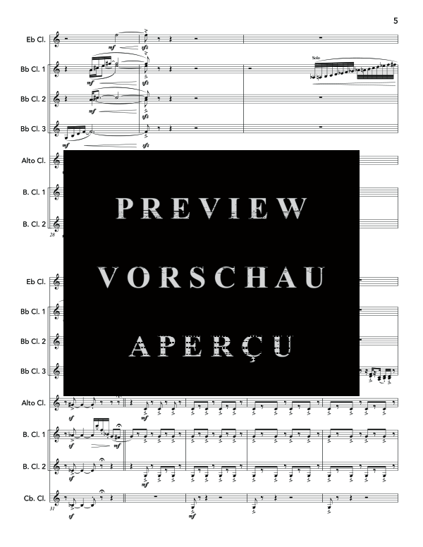 Produktgalerie: Seite 9 von 11 Suite Nothings, , (Klarinettenchor)