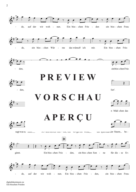 Produktgalerie: Seite 3 von 4 Ein Bisschen Frieden , Nicole, (Oboe)