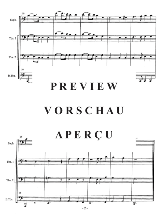 Product gallery: Page 15 of 21 Vier Polkas , , (Tuba Quartett EETT)