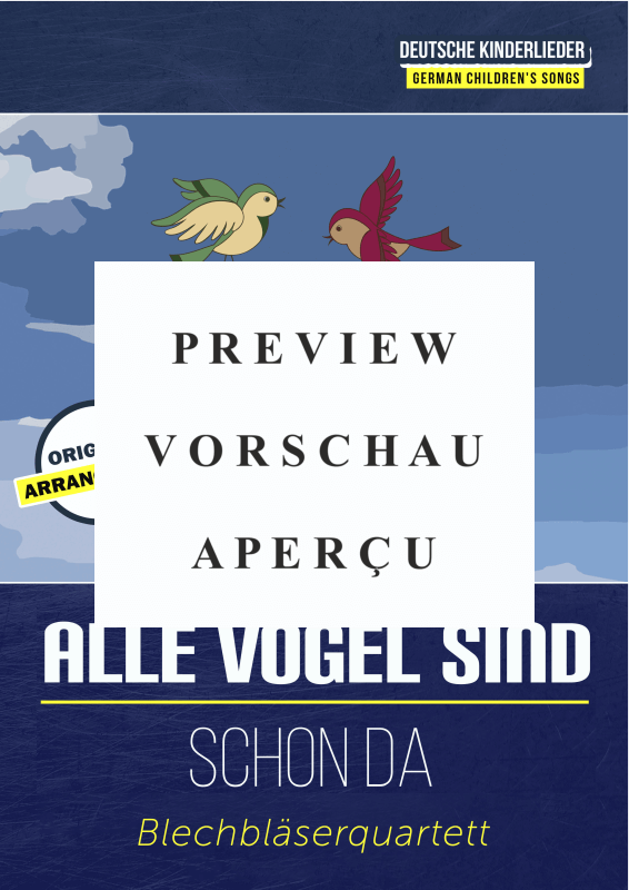 Produktgalerie: Seite 2 von 11 Alle Vögel sind schon da, , (Blechbläser Trio)