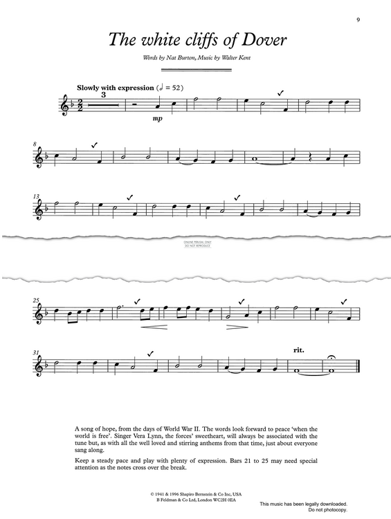 Product gallery: Page 1 of 1 The White Cliffs Of Dover, Walter Kent