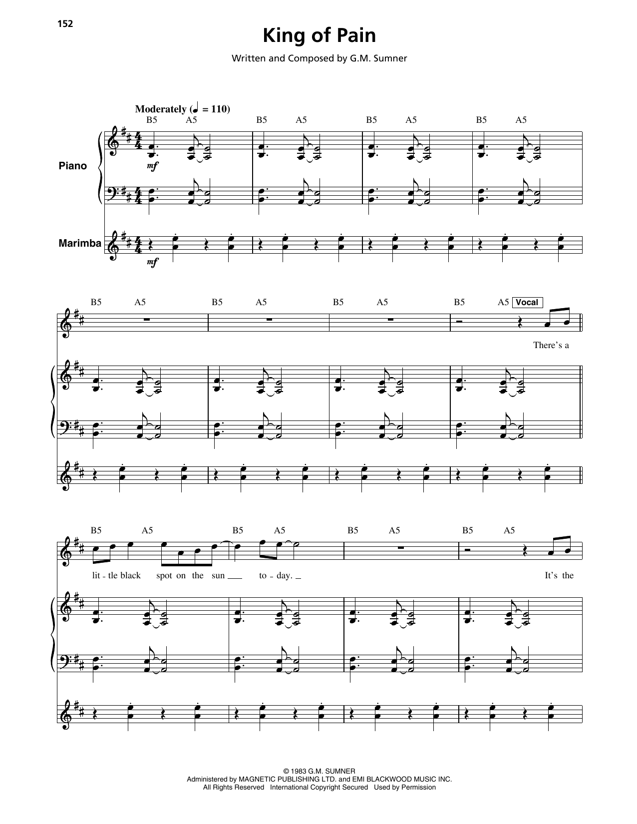 Produktbild zu:  King Of Pain - The Police