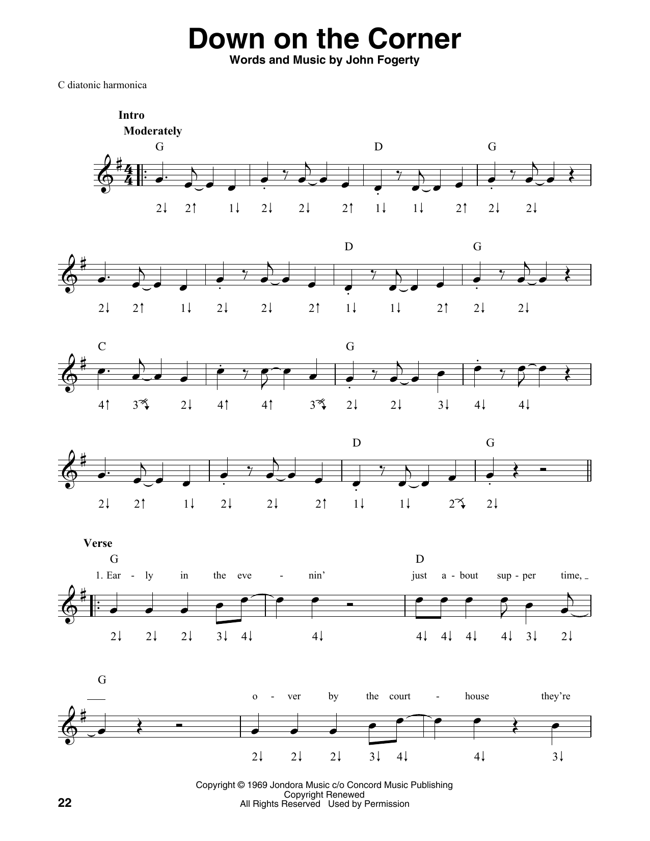 Product gallery: Page 1 of 1 Down On The Corner, Creedence Clearwater Revival