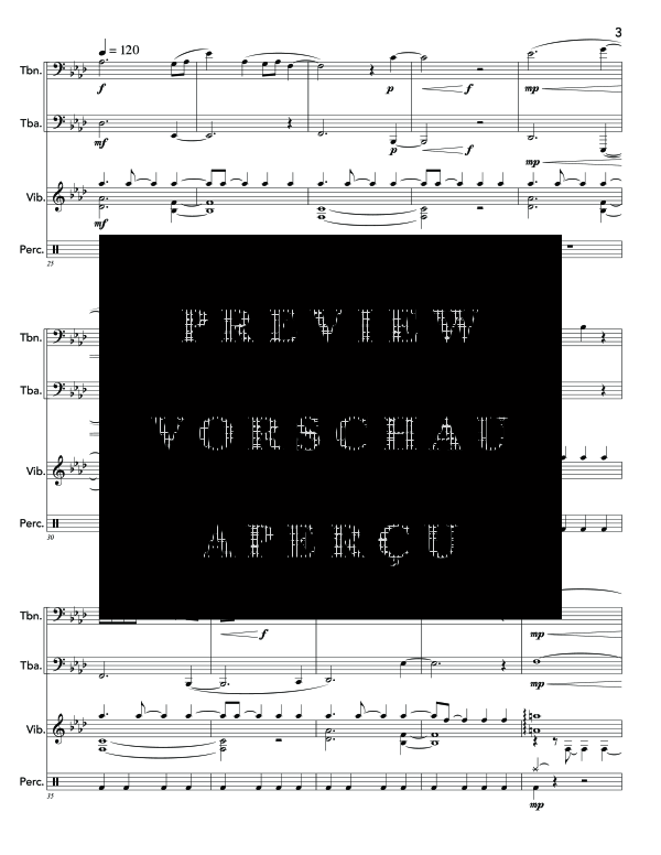 Produktgalerie: Seite 7 von 11 Mudflap Icicles, , (Duett Posaune, Tuba und Percussion)