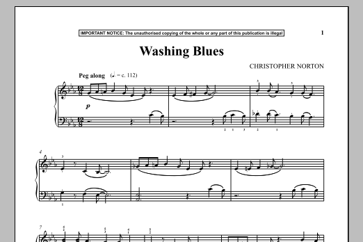 Product gallery: Page 1 of 1 Washing Blues, Christopher Norton