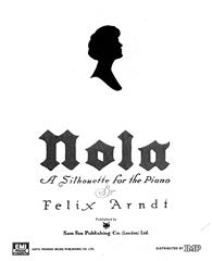 cover: Nola, Felix Arndt, Klavier