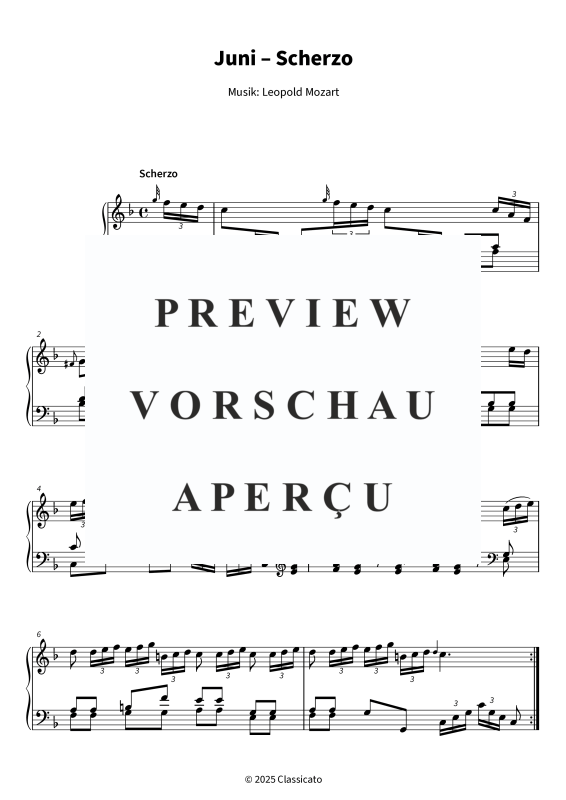 Produktgalerie: Seite 4 von 5 Juni - Scherzo, , Klavier Solo
