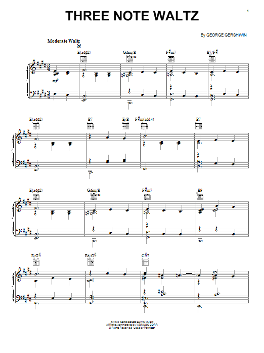 Product picture to: Three Note Waltz