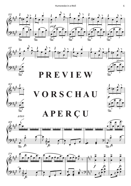 Product gallery: Page 9 of 10 Humoreske in a-Moll - op. 101 Nr. 5, Vivace , , Piano Solo