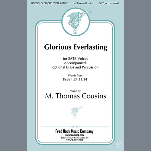 cover: Glorious Everlasting (arr. Richard A. Nichols), M. Thomas Cousins