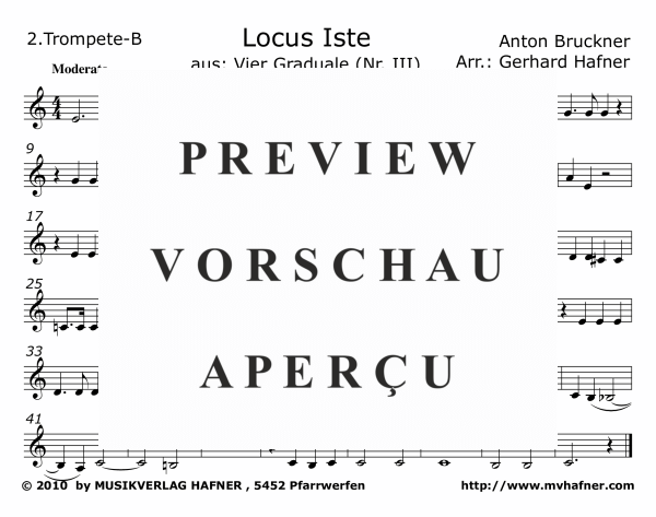gallery: Locus iste, , (Blechbläser Quartett)