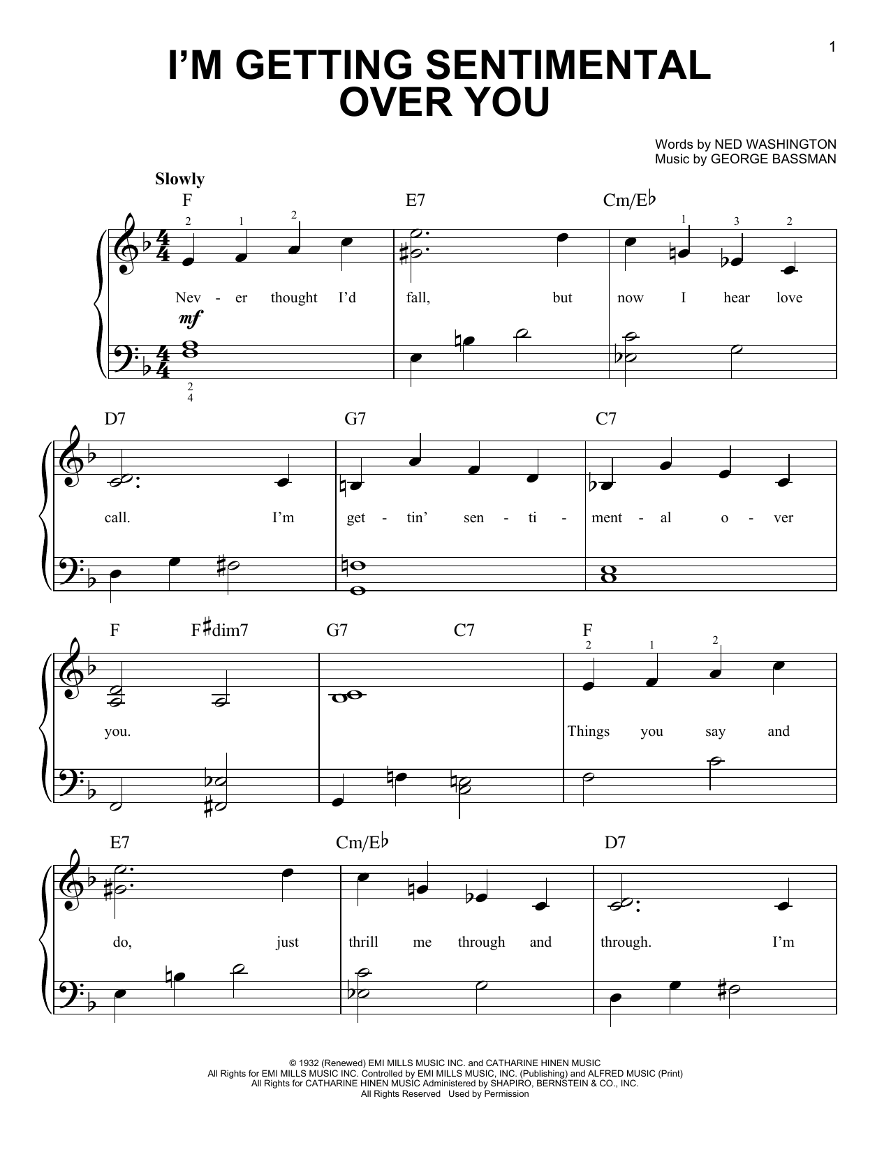 Produktbild zu: I'm Getting Sentimental Over You
