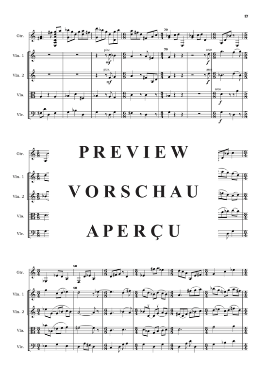 Produktgalerie: Seite 19 von 21 Tres Imagenes Cubanas , , (Streichquartett + Gitarre Solo)