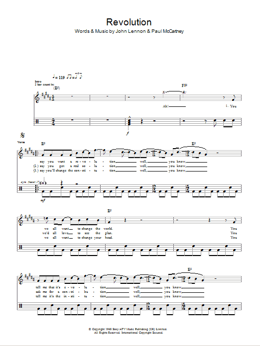 Produktgalerie: Seite 1 von 1 Revolution, The Beatles, Melodieinstrument
