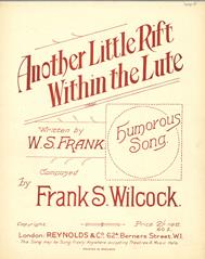 cover: Another Little Rift Within The Lute, Frank S. Wilcock