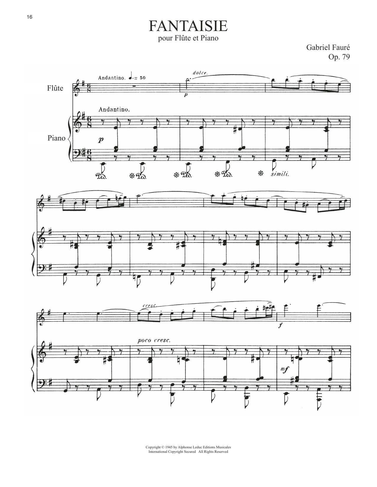 Produktbild zu: Fantasie, Op. 79