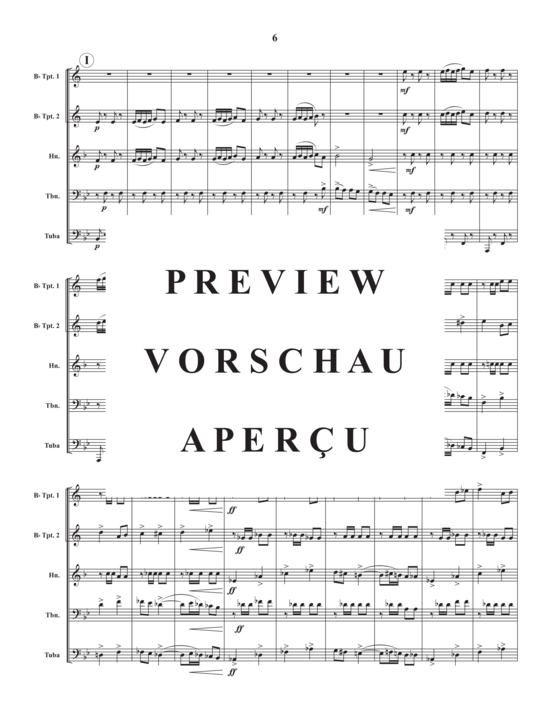 Produktgalerie: Seite 8 von 21 Pas Redouble , , (Blechbläserquintett)