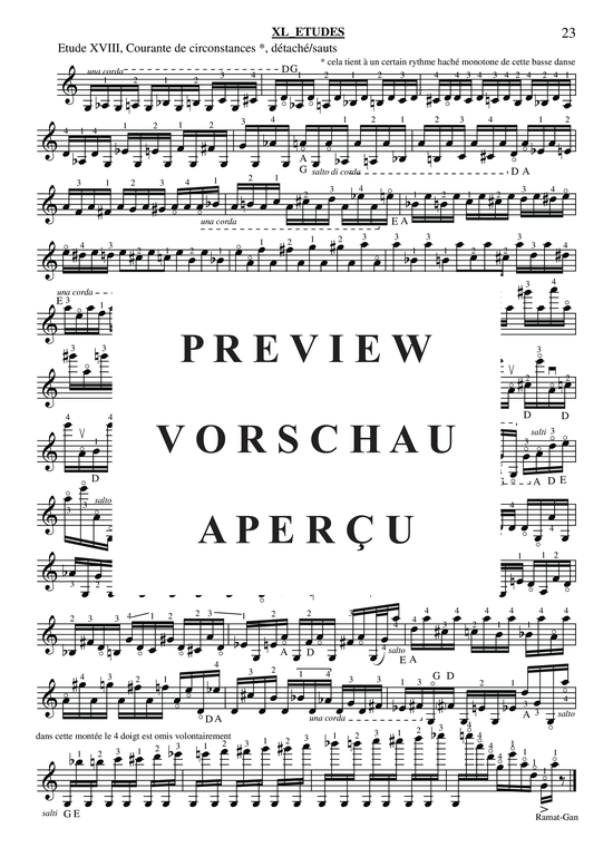 gallery: 40 Études for Violin , , (Geige Solo)