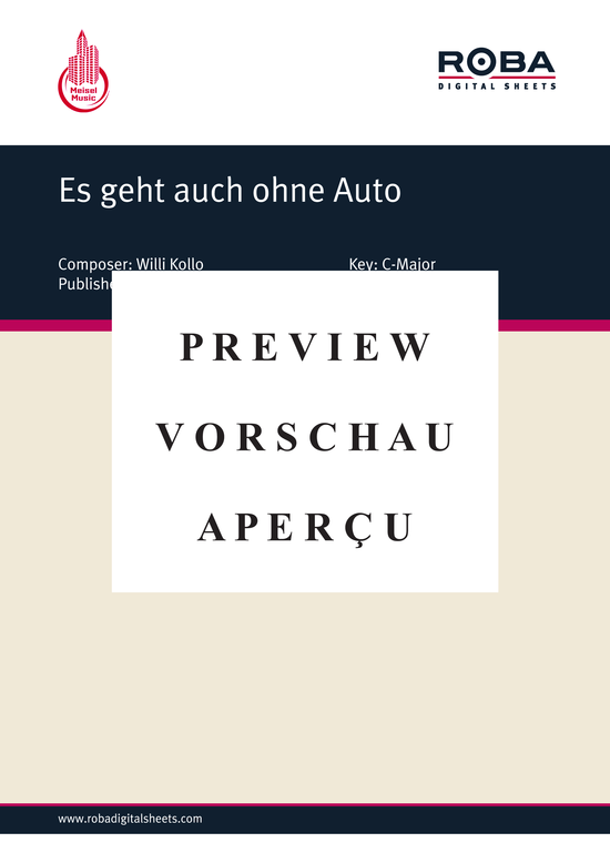 Produktgalerie: Seite 2 von 4 Es geht auch ohne Auto, 	, Klavier und Gesang