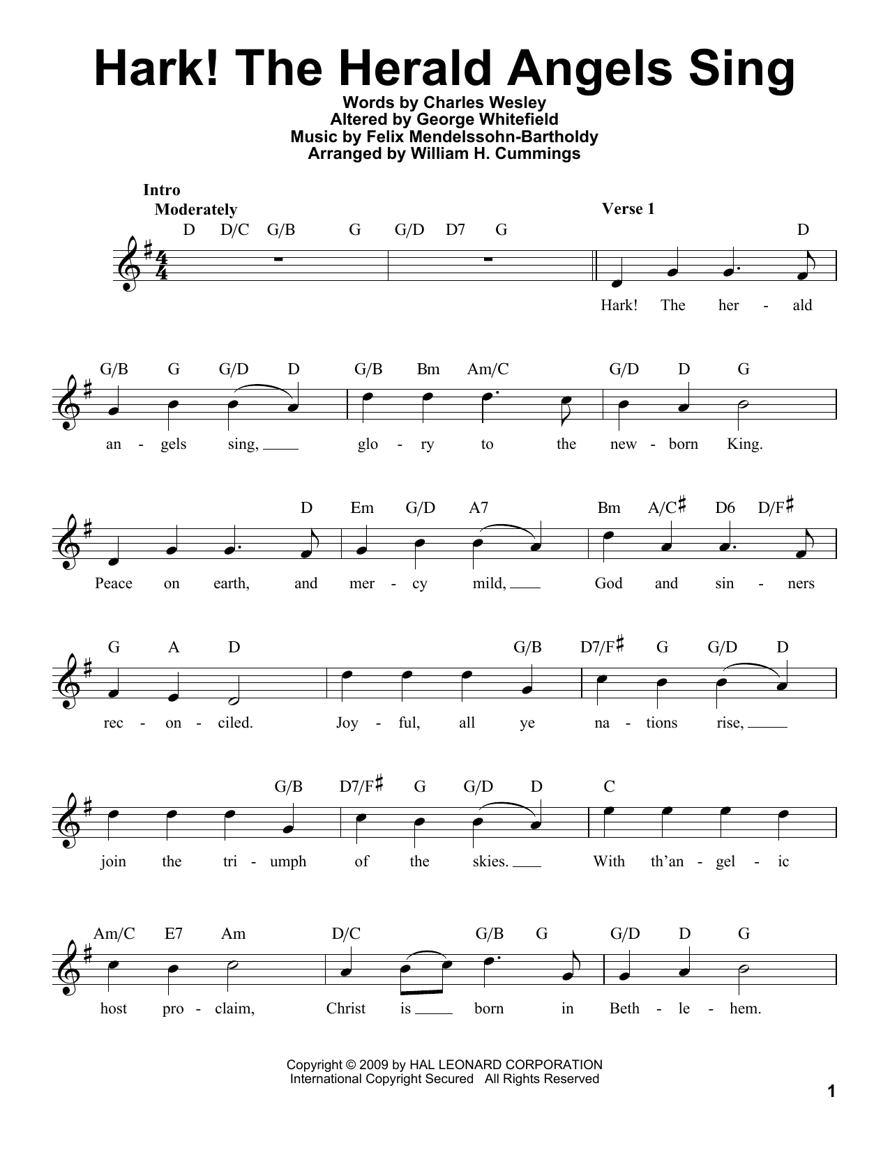 Produktbild zu: Hark! The Herald Angels Sing
