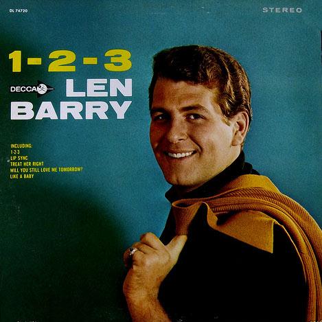 cover: One, Two, Three, Len Barry