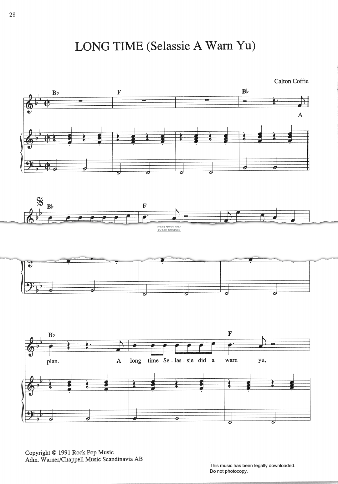 gallery: Long Time (Selassie A Warn Yu), Inner Circle, Gesang, Gitarre, Klavier