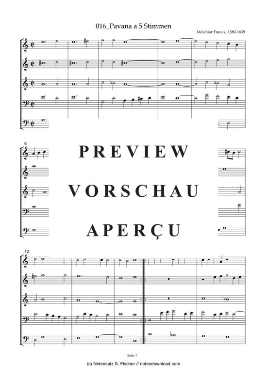 Product gallery: Page 2 of 3 Pavana a 5 Stimmen, , 