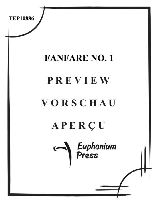Product gallery: Page 2 of 13 Fanfare No. 1 , , (Tuba Quartett EETT)