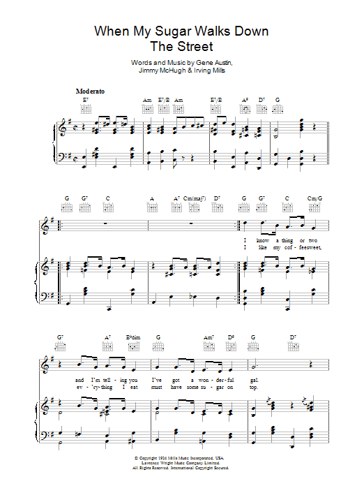 Produktbild zu: When My Sugar Walks Down The Street